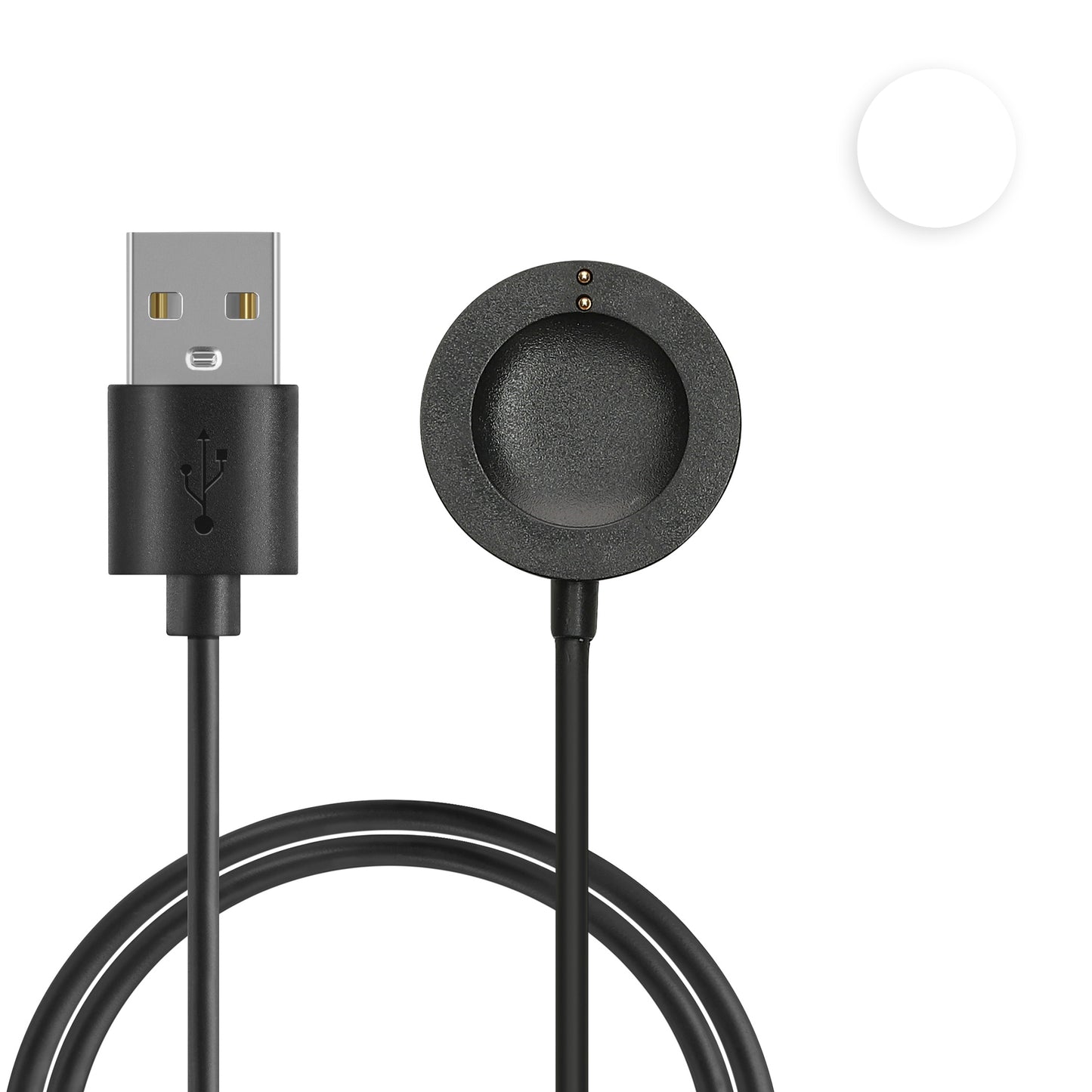 kwmobile USB Kabel Charger kompatibel mit Michael Kors GEN 6 / GEN 5e / GEN 5 / GEN 4 Watch / Skagen Falster 2 Ladekabel - Smart Watch Ersatzkabel - Fitnesstracker Aufladekabel in Weiß Weiß  