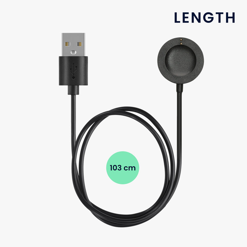 kwmobile USB Kabel Charger kompatibel mit Michael Kors GEN 6 / GEN 5e / GEN 5 / GEN 4 Watch / Skagen Falster 2 Ladekabel - Smart Watch Ersatzkabel - Fitnesstracker Aufladekabel