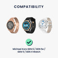 kwmobile USB Kabel Charger kompatibel mit Michael Kors GEN 6 / GEN 5e / GEN 5 / GEN 4 Watch / Skagen Falster 2 Ladekabel - Smart Watch Ersatzkabel - Fitnesstracker Aufladekabel