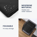 kwmobile Hülle kompatibel mit 24-26" Monitor Schutzhülle Staubschutz Abdeckhaube für PC Bildschirm Computer Screen Cover Staubhaube Haube