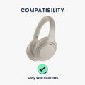 kwmobile Ohr Polster für Sony WH-1000XM5 Ohrpolster Ersatz Kopfhörer Ersatzteile Over Ear Headphones