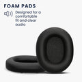 kwmobile Ohr Polster für Sony WH-1000XM5 Ohrpolster Ersatz Kopfhörer Ersatzteile Over Ear Headphones