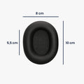 kwmobile Ohr Polster für Sony WH-1000XM5 Ohrpolster Ersatz Kopfhörer Ersatzteile Over Ear Headphones
