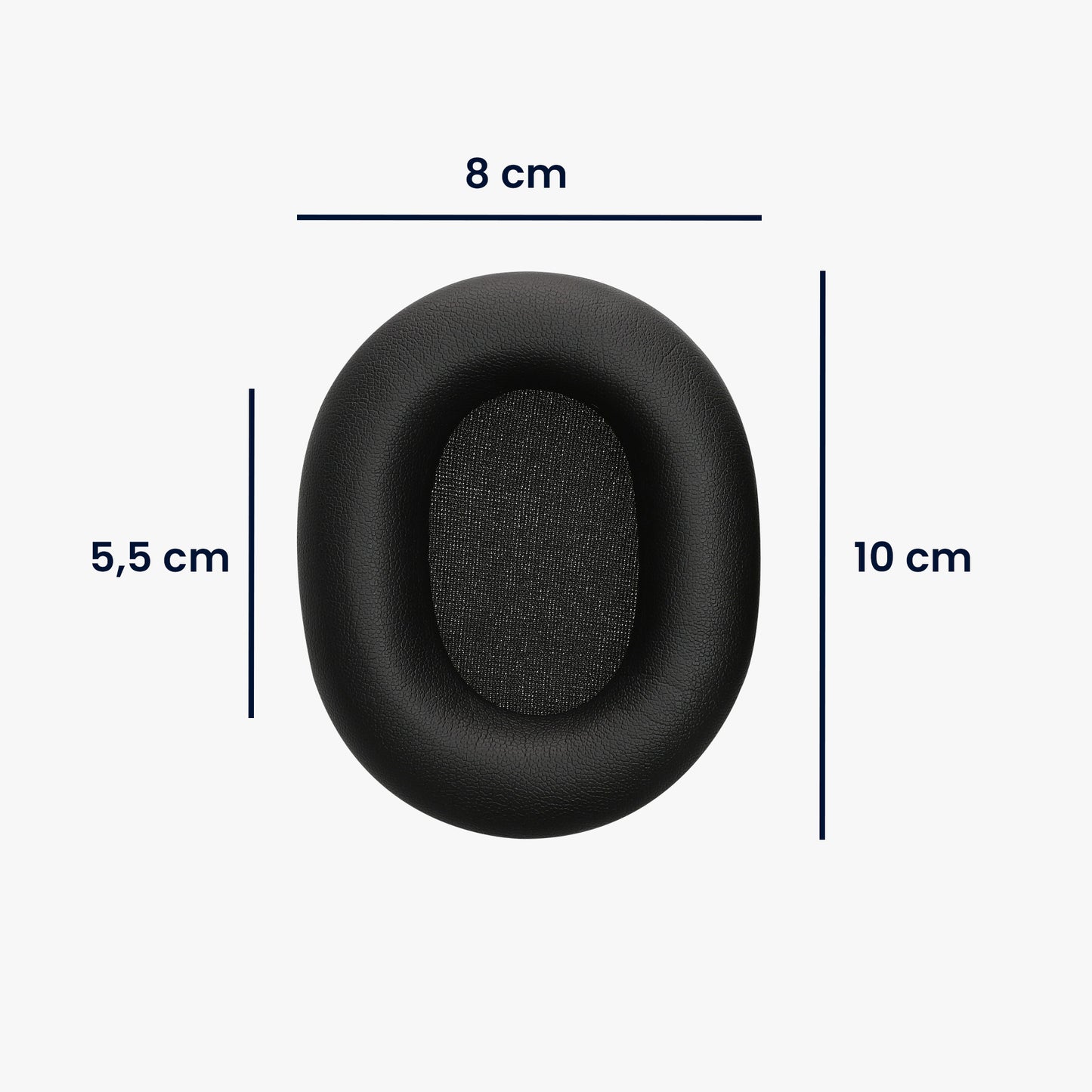 kwmobile Ohr Polster für Sony WH-1000XM5 Ohrpolster Ersatz Kopfhörer Ersatzteile Over Ear Headphones