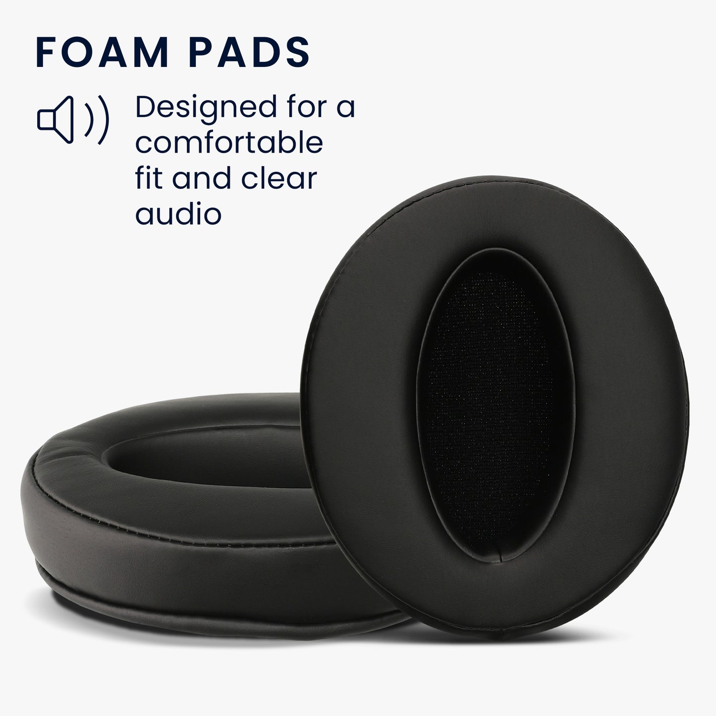 kwmobile Ohr Polster für Sennheiser HD 4.50SE / HD 4.40BT / HD 4.30G / HD 4.20S Ohrpolster Ersatz Kopfhörer Ersatzteile Over Ear Headphones