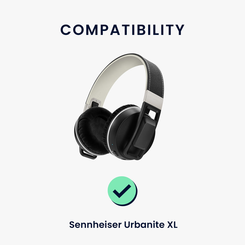 kwmobile Ohr Polster für Sennheiser Urbanite XL Ohrpolster Ersatz Ohrpolster Kopfhörer Ersatzteile Kopfhörer Ersatzpolster für Over Ear Headphones