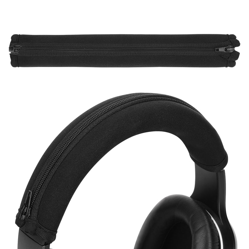 kwmobile Kopfband Abdeckung kompatibel mit Sennheiser HD 4.50BTNC / HD4.40BT / HD4.30 / HD 350BT Case - Neopren Stirnband Polster - Kopfhörer Schutz - Schwarz Schwarz  