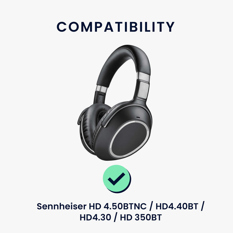kwmobile Kopfband Abdeckung kompatibel mit Sennheiser HD 4.50BTNC / HD4.40BT / HD4.30 / HD 350BT Case - Stirnband Polster - Kopfhörer Schutz