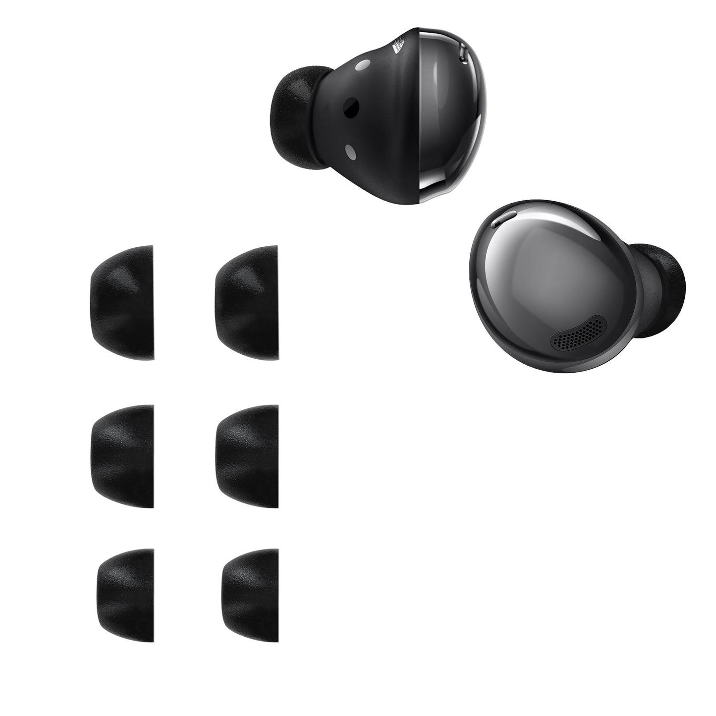 kwmobile Polster kompatibel mit Samsung Galaxy Buds 2 Pro