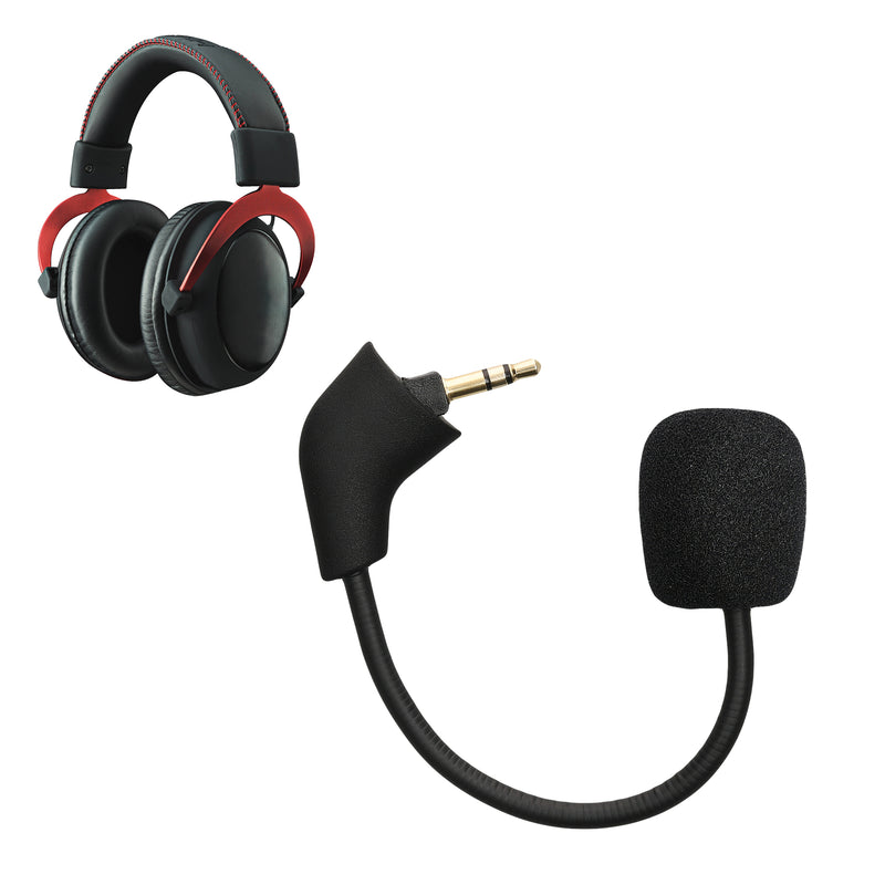 kwmobile Ersatz Kopfhörer Mikrofon kompatibel mit Kingston HyperX Cloud / Cloud X / CloudX Core Headset - Gaming Headphones Mikrofon mit 3,5 mm Klinkenstecker