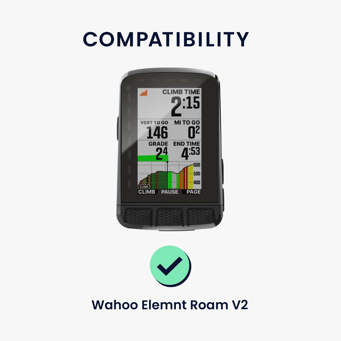 kwmobile Hülle kompatibel mit Wahoo Elemnt Roam V2 Case Schutzhülle
