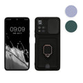 kwmobile Handyhülle kompatibel mit Xiaomi Redmi Note 11 Pro+ 5G / Note 11 Pro Plus 5G - Softcase mit Kameraschutz - Kartenfach - Schwarz Schwarz  