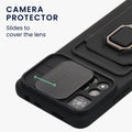 kwmobile Handyhülle kompatibel mit Xiaomi Redmi Note 11 Pro+ 5G / Note 11 Pro Plus 5G - Softcase mit Kameraschutz - Kartenfach