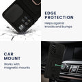 kwmobile Handyhülle kompatibel mit Xiaomi Redmi Note 11 Pro+ 5G / Note 11 Pro Plus 5G - Softcase mit Kameraschutz - Kartenfach