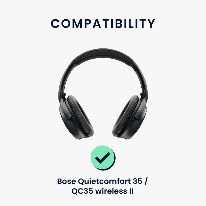 kwmobile Ersatz Bügelpolster kompatibel mit Bose Quietcomfort 35 / QC35 wireless II - Kopfhörer Ersatz Bügel mit Polster