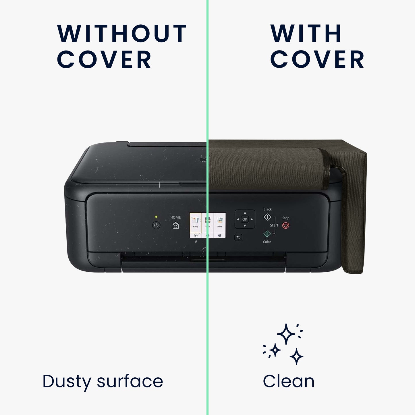 kwmobile Cover kompatibel mit Canon Pixma TS5150 - Tasche Hülle Drucker - Staubschutzhülle Schutzhaube Schutzhülle