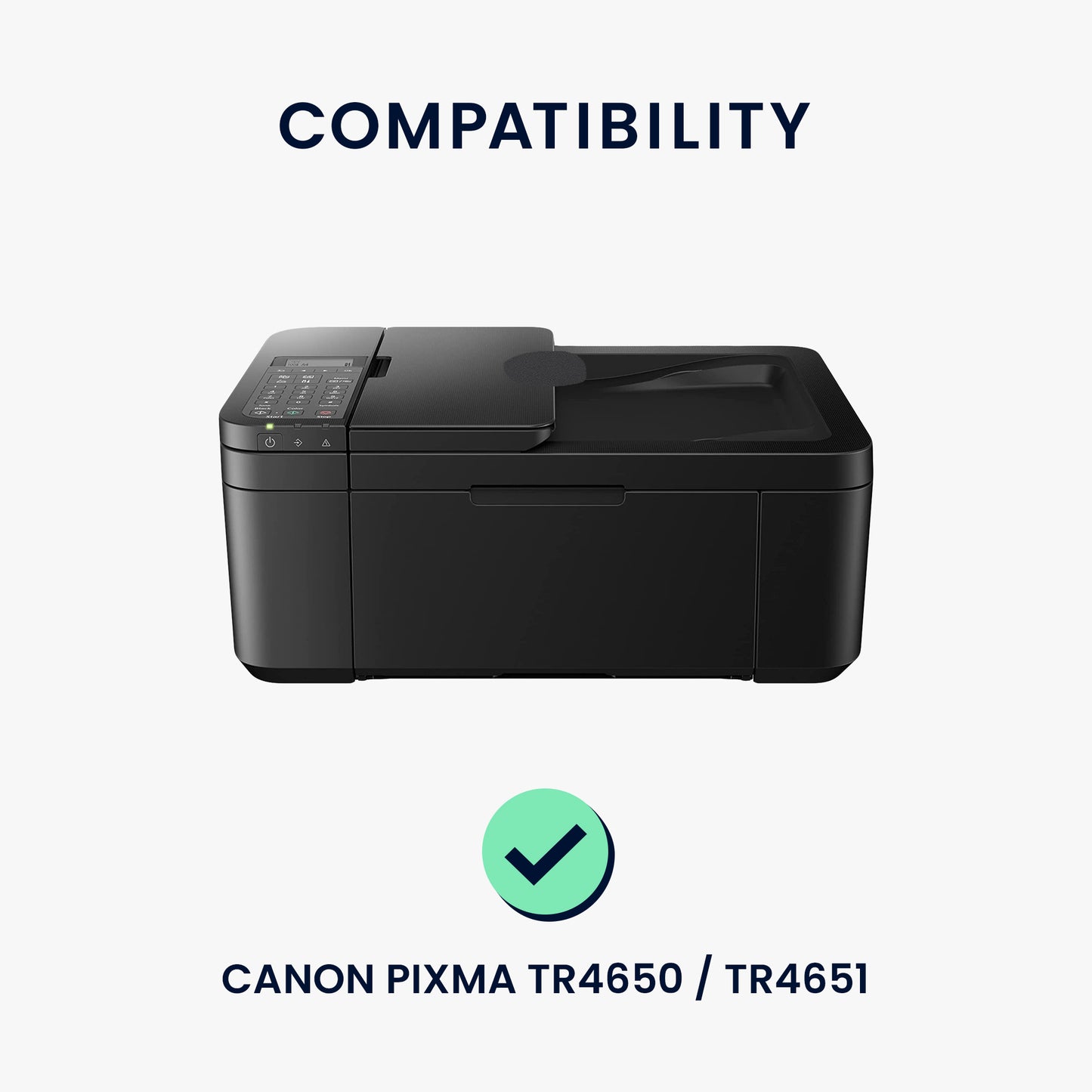 kwmobile Cover kompatibel mit Canon Pixma TR4650 / TR4651 / TR47511i - Tasche Hülle Drucker - Staubschutzhülle Schutzhaube Schutzhülle