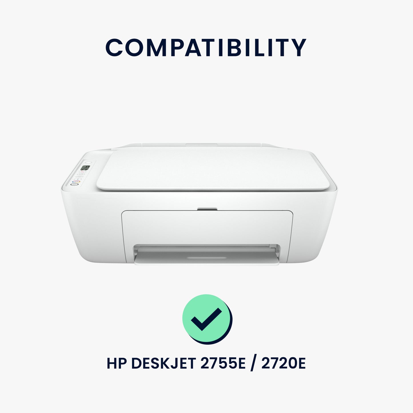 kwmobile Cover kompatibel mit HP DeskJet 2755e / DeskJet 2720e / 2710e / 2820e / 2721e - Tasche Hülle Drucker - Staubschutzhülle Schutzhaube Schutzhülle