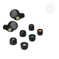 kwmobile 6x Ersatz In Ear Kopfhörer kompatibel mit Sony WF-1000XM4 - 3 Größen - Polster Ohrstöpsel In-Ear Ohrhörer - Weiß Weiß  