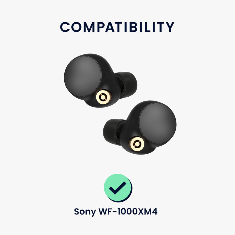 kwmobile Ersatz In Ear Kopfhörer kompatibel mit Sony WF-1000XM4 Polster Ohrstöpsel In-Ear Ohrhörer