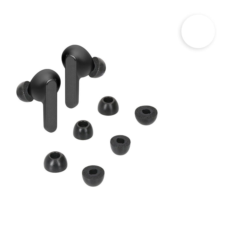 kwmobile 6x Ersatz In Ear Kopfhörer kompatibel mit JBL Live Pro 2 TWS - 3 Größen - Polster Ohrstöpsel In-Ear Ohrhörer - Weiß Weiß  