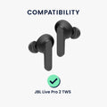 kwmobile Ersatz In Ear Kopfhörer kompatibel mit JBL Live Pro 2 TWS Polster Ohrstöpsel In-Ear Ohrhörer