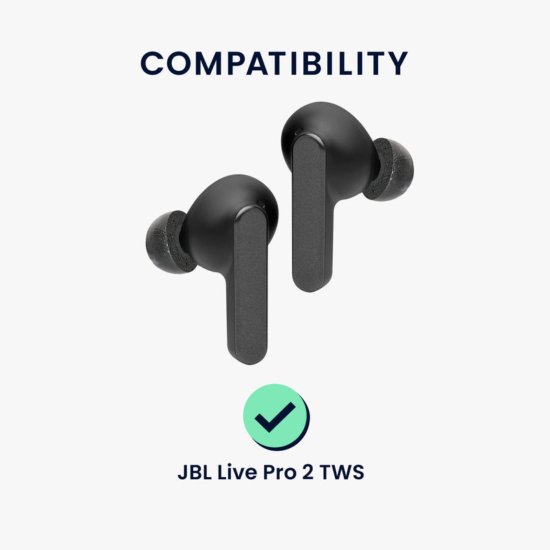 kwmobile Ersatz In Ear Kopfhörer kompatibel mit JBL Live Pro 2 TWS Polster Ohrstöpsel In-Ear Ohrhörer