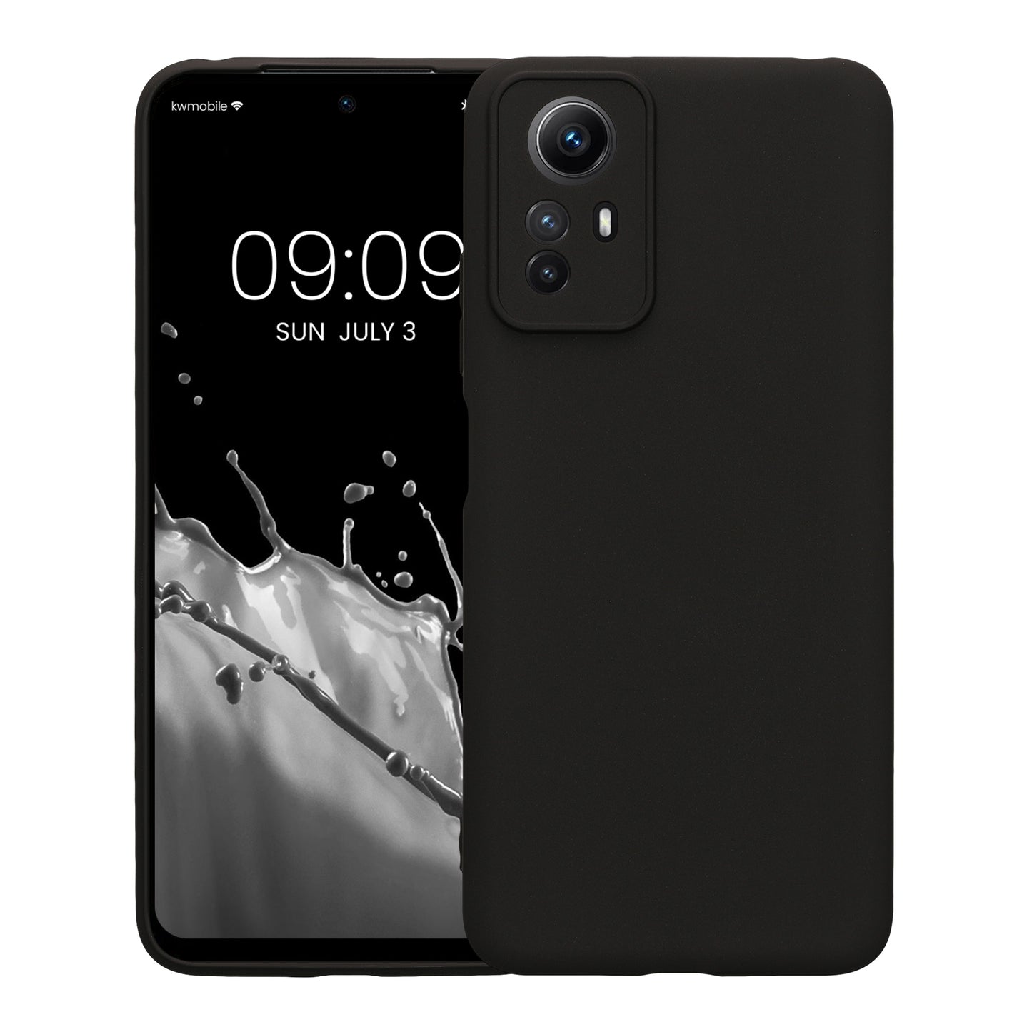 kwmobile Handyhülle für Xiaomi Redmi Note 12S Hülle - weiches Handy Silikon Case - Schutzhülle Cover