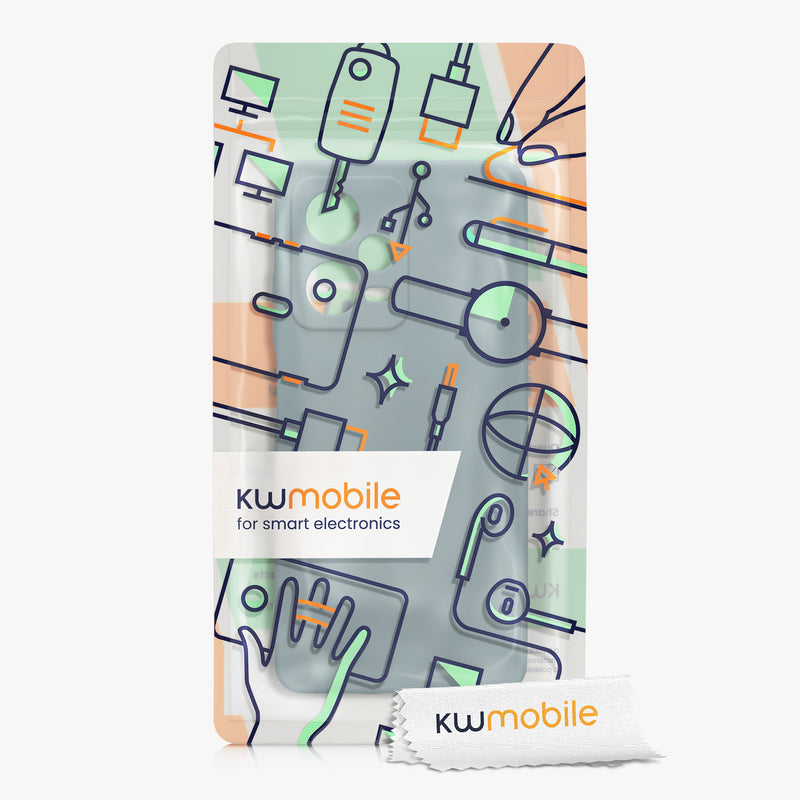kwmobile Handyhülle für Xiaomi Redmi Note 12 Pro 5G Hülle - weiches Handy Silikon Case - Schutzhülle Cover