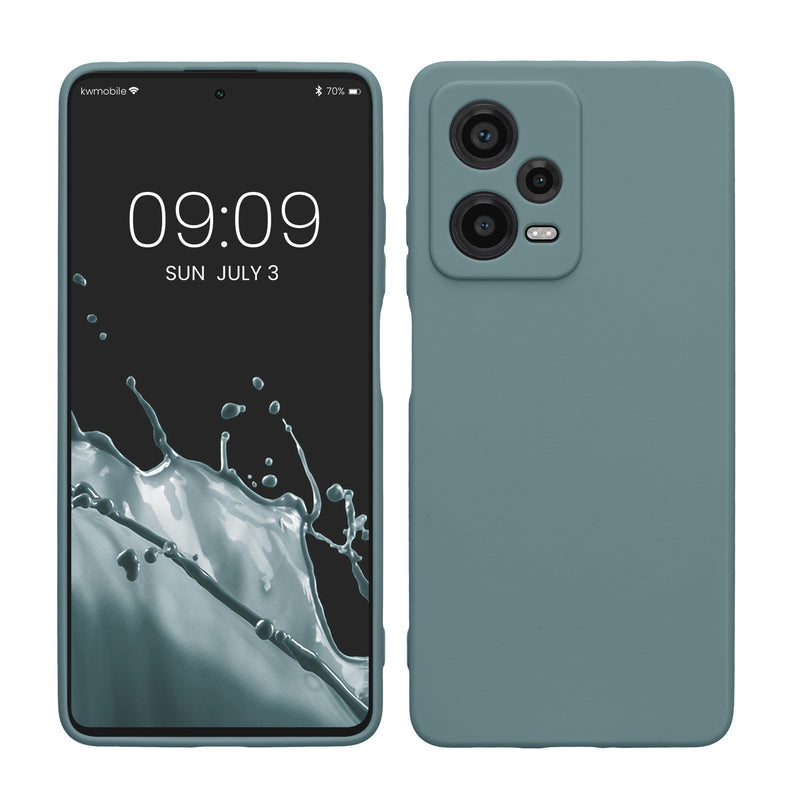 kwmobile Handyhülle für Xiaomi Redmi Note 12 Pro 5G Hülle - weiches Handy Silikon Case - Schutzhülle Cover