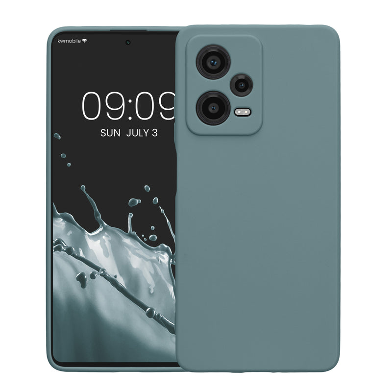 kwmobile Handyhülle für Xiaomi Redmi Note 12 Pro 5G Hülle - weiches Handy Silikon Case - Schutzhülle Cover