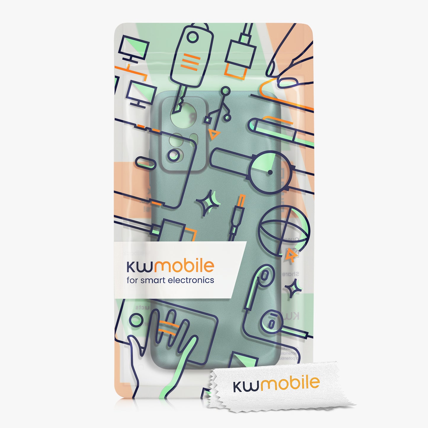 kwmobile Handyhülle für Xiaomi Redmi Note 12S Hülle - weiche Silikon Case - Schutzhülle Cover