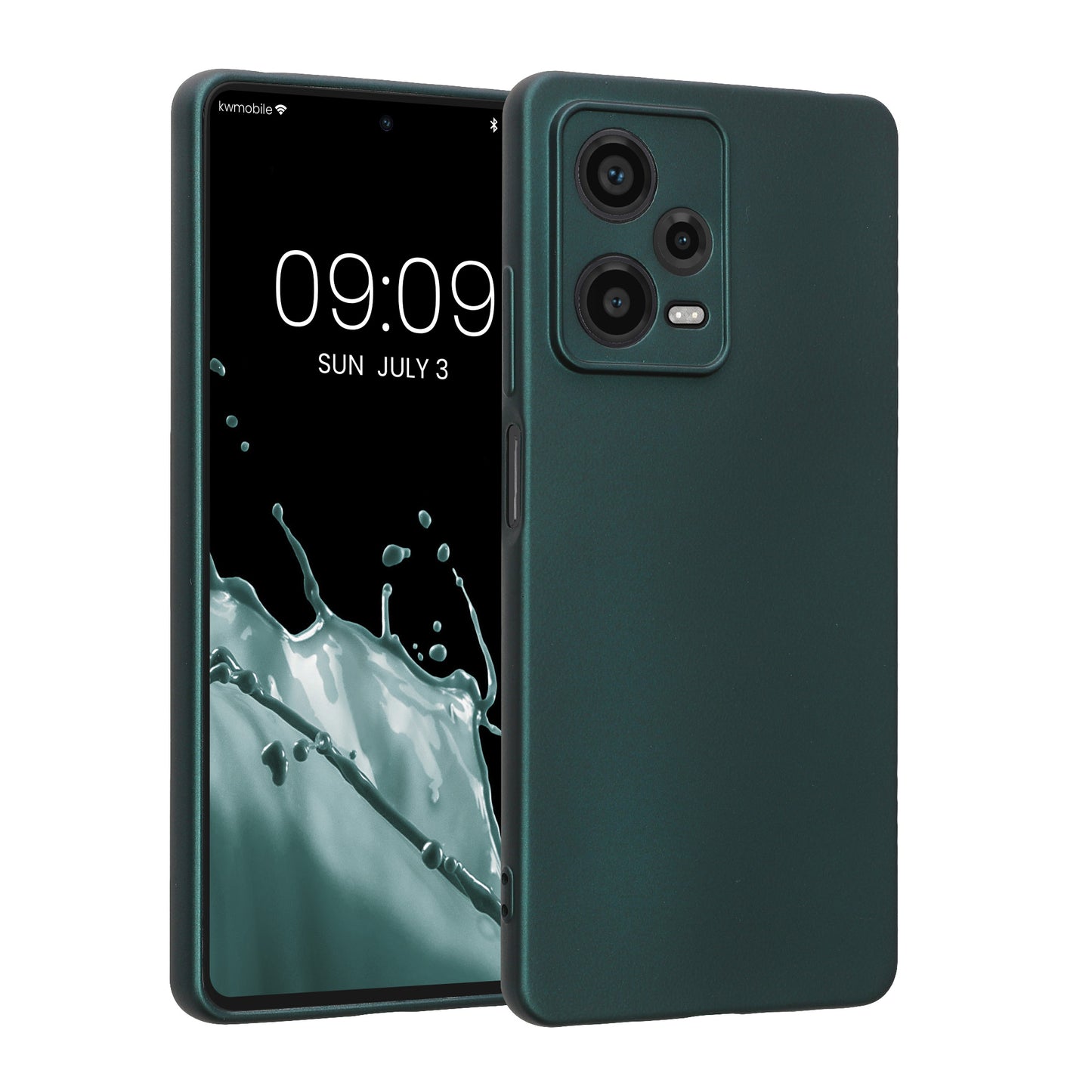 kwmobile Handyhülle für Xiaomi Redmi Note 12 Pro 5G Hülle - weiche Silikon Case - Schutzhülle Cover