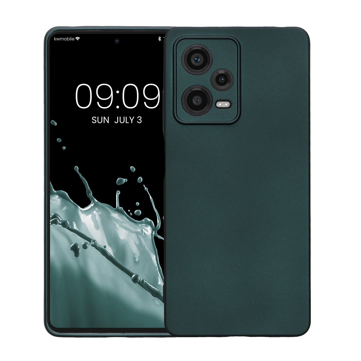 kwmobile Handyhülle für Xiaomi Redmi Note 12 Pro 5G Hülle - weiche Silikon Case - Schutzhülle Cover