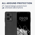kwmobile Handyhülle für Xiaomi Redmi Note 12 Pro 5G Hülle - weiche Silikon Case - Schutzhülle Cover