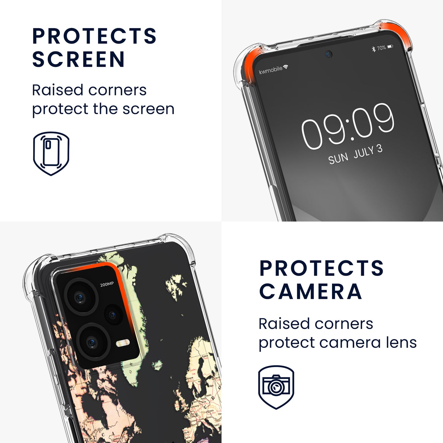 kwmobile Necklace Case kompatibel mit Xiaomi Redmi Note 12 Pro+ 5G / Note 12 Pro Plus 5G Hülle