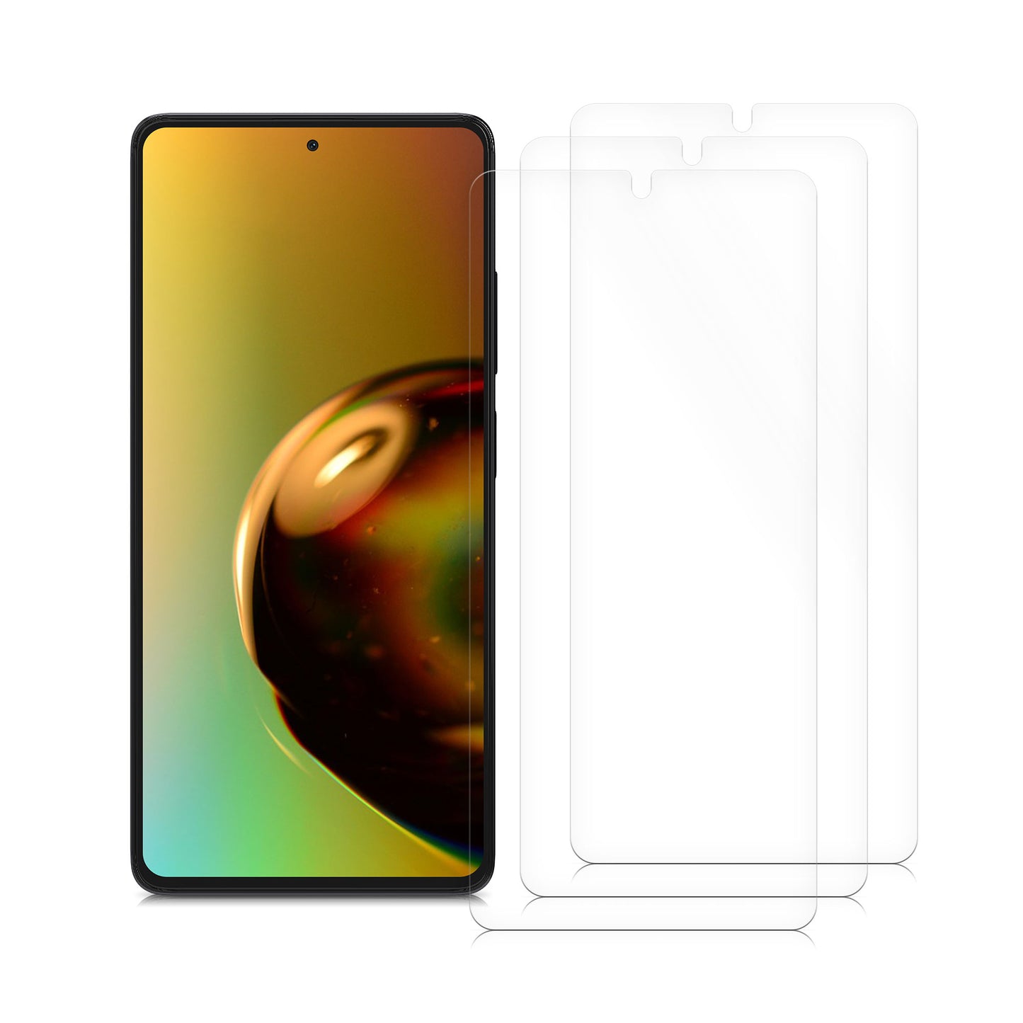 3x Folie kristallklar für Xiaomi Redmi Note 12 4G / 5G