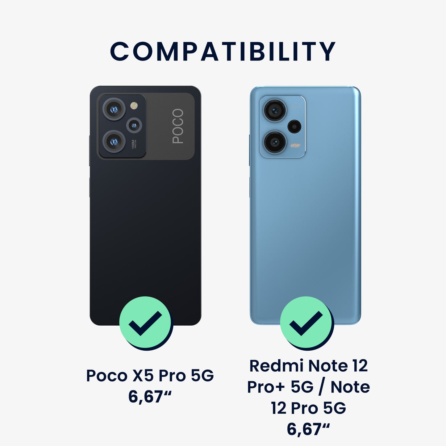 3x Folie kristallklar für Xiaomi Redmi Note 12 Pro+ 5G / Note 12 Pro 5G