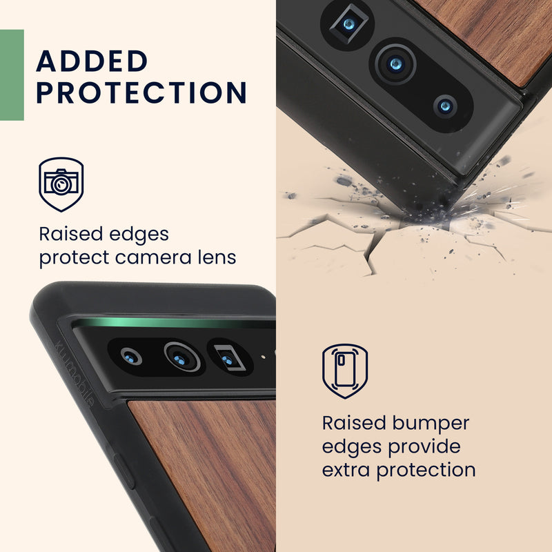 kwmobile Hülle kompatibel mit Google Pixel 7 Pro Handy Cover TPU Handyhülle Vintage Kompass mit Perlmutt