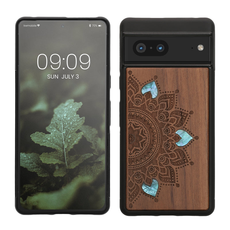 kwmobile Hülle kompatibel mit Google Pixel 7 Handy Cover TPU Handyhülle Kompass Vintage