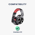 kwmobile Ohr Polster für OneOdio A70 Ohrpolster Ersatz Ohrpolster Kopfhörer Ersatzteile Kopfhörer Ersatzpolster Over Ear Headphones