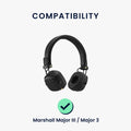 kwmobile Ohr Polster für Marshall Major III / Major 3 Ohrpolster Ersatz Ohrpolster Kopfhörer Ersatzteile Kopfhörer Ersatzpolster Over Ear Headphones