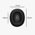 kwmobile Ohr Polster für JBL Tune T760NC / T750BTNC / T710BT / T700BT Ohrpolster Ersatzteile Over Ear Headphones
