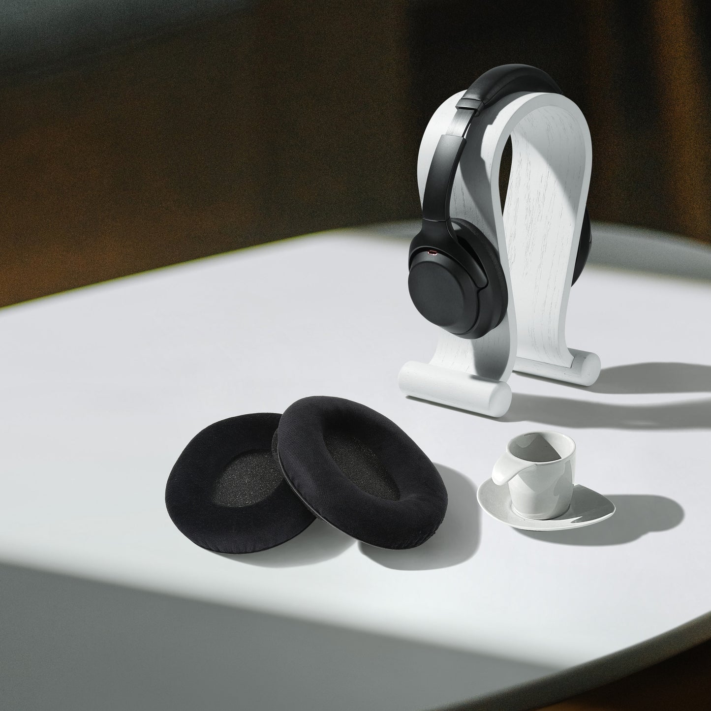 kwmobile Ohr Polster für Sennheiser GAME ZERO / HD380PRO / PXC450 / PXC350 / PC350 / PC360 Ohrpolster Ersatz Ohrpolster Kopfhörer Ersatzteile Kopfhörer Ersatzpolster für Over Ear Headphones