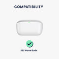 kwmobile Hülle kompatibel mit JBL WAVE BUDS Kopfhörer Case Schutzhülle