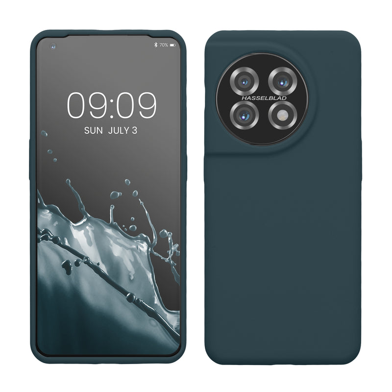 kwmobile Handyhülle für OnePlus 11 Hülle - Case Silikon - Kabelloses Laden - Schutzhülle Cover