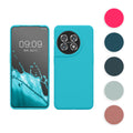kwmobile Hülle kompatibel mit OnePlus 11 Hülle - Silikon Handy Case - Handyhülle weiche Oberfläche - kabelloses Laden - Dunkler Schiefer Dunkler Schiefer  