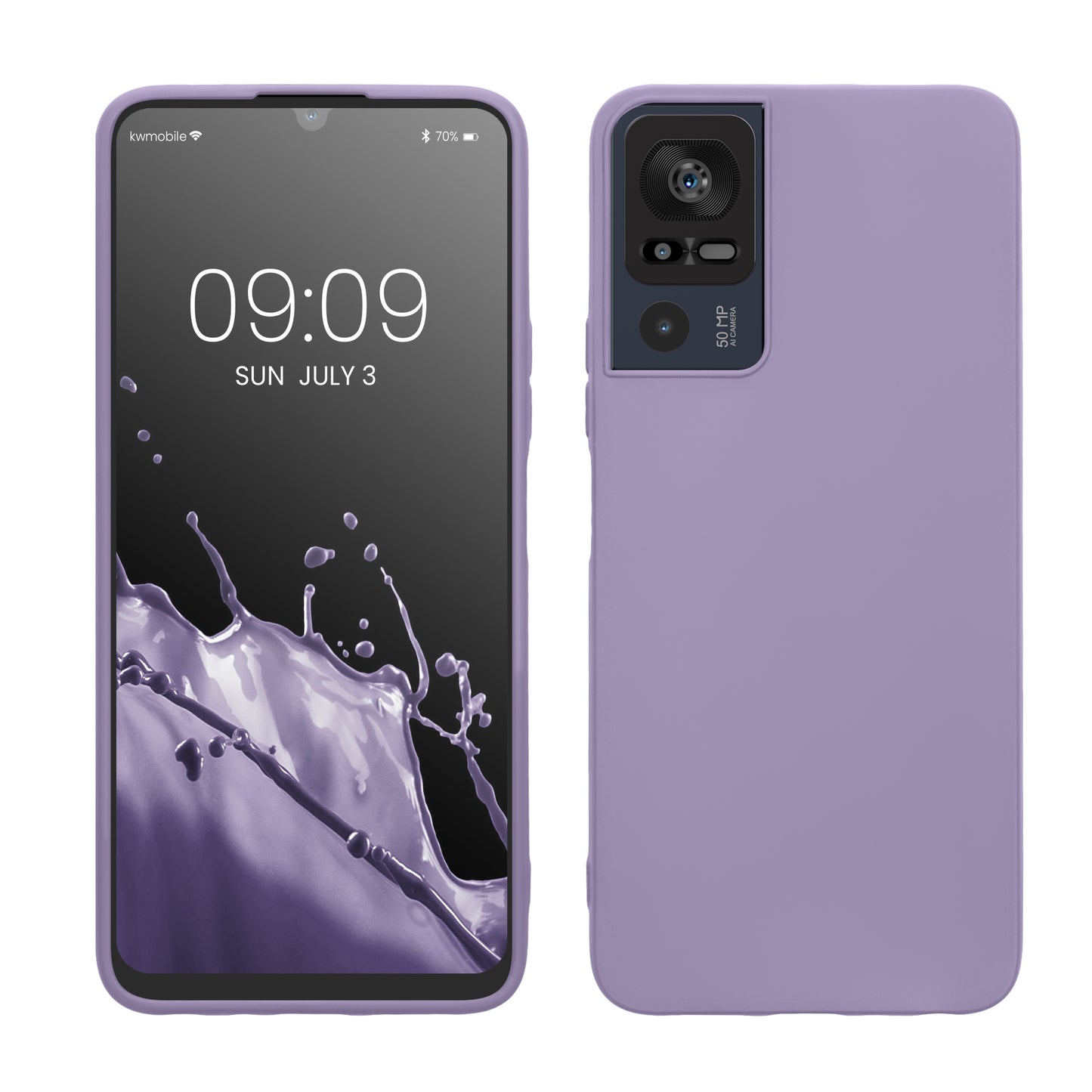 kwmobile Handyhülle für TCL 40 SE - Kabelloses Laden - Schutzhülle Cover