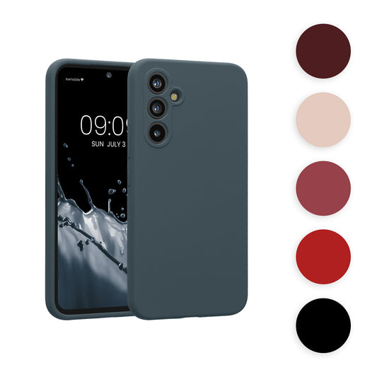 kwmobile Hülle kompatibel mit Samsung Galaxy A54 5G Hülle - A54 Case gummiert - Silikon Handyhülle - Schutzhülle Pastell Koralle Pastell Koralle  