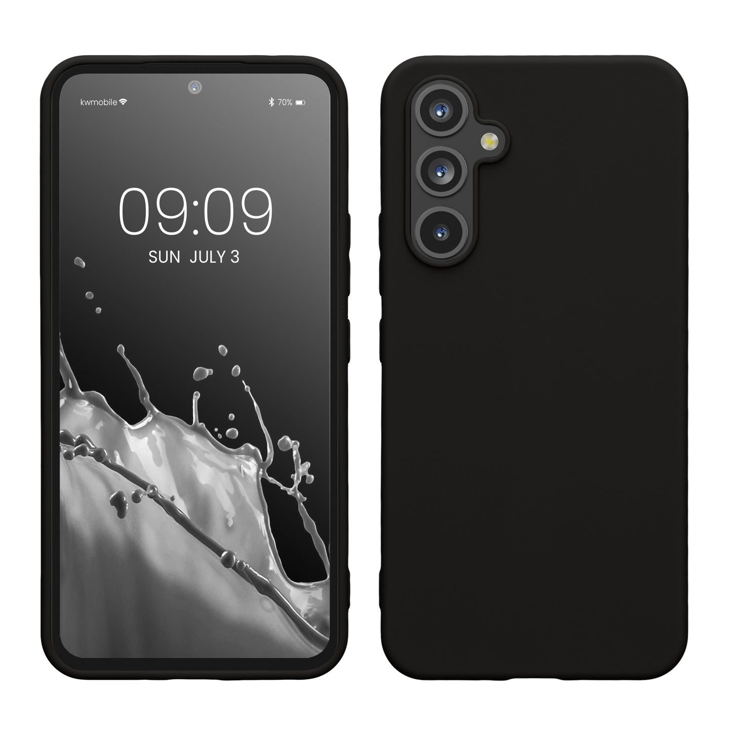 kwmobile Hülle kompatibel mit Samsung Galaxy A54 5G Hülle - Silikon Handyhülle - Schutzhülle stoßabsorbierend flexibel - Case